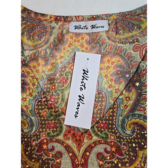 Kimono Sleeves Short length dress tassel tie back fits size S to Size L New - Picture 12 of 16